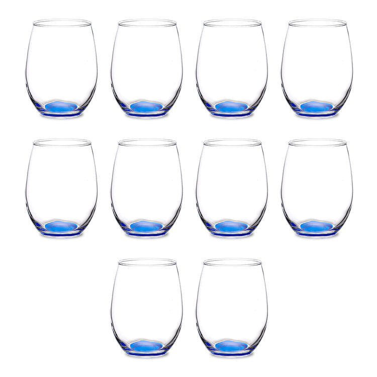 Stemless Wine Glasses in Bulk by ARC Perfection (10 Count)