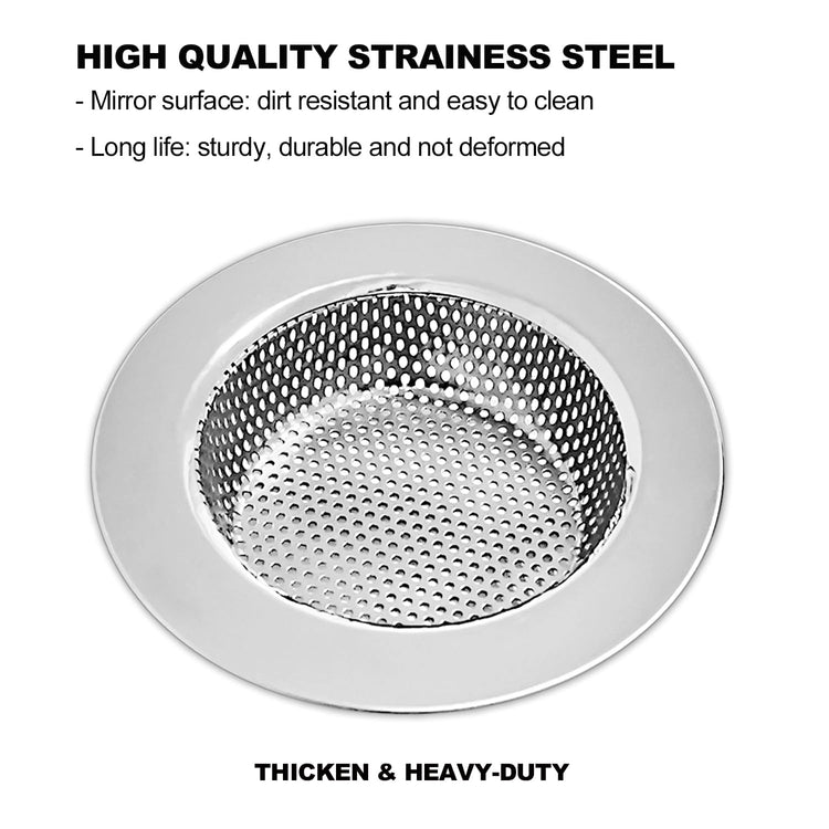 2PCS Kitchen Sink Drain Strainer (2 Count)