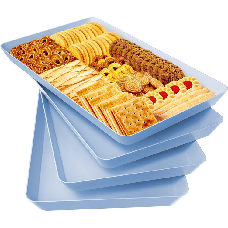 4 pcs Serving Tray for Entertaining (4 Count)