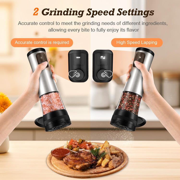 Electric Salt & Pepper Grinder Set (2 Count)