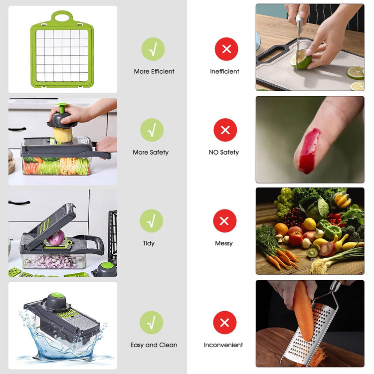 Vegetable Chopper with Container 13