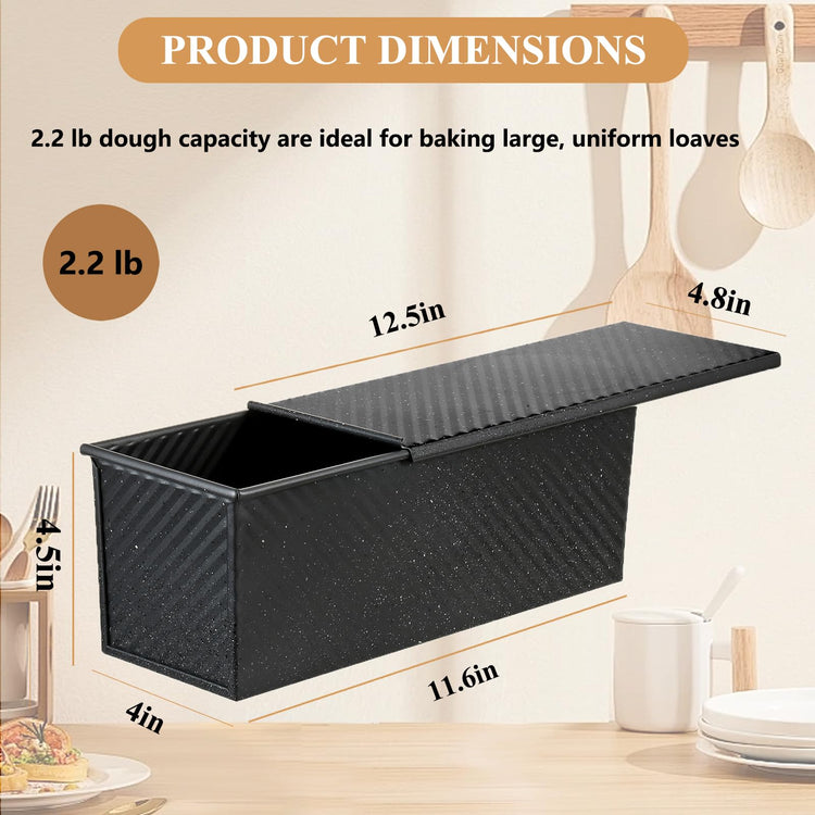 Pullman Loaf Pan with Lid 13x4