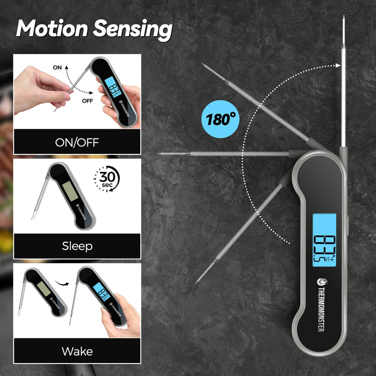 0.5 Sec Instant Read Meat Thermometer Digital for Cooking