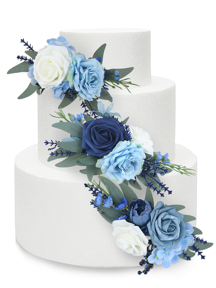 3Pcs Premade Cake Flowers (3 Count)