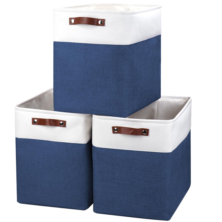 Large Fabric Storage Baskets (3 Count)