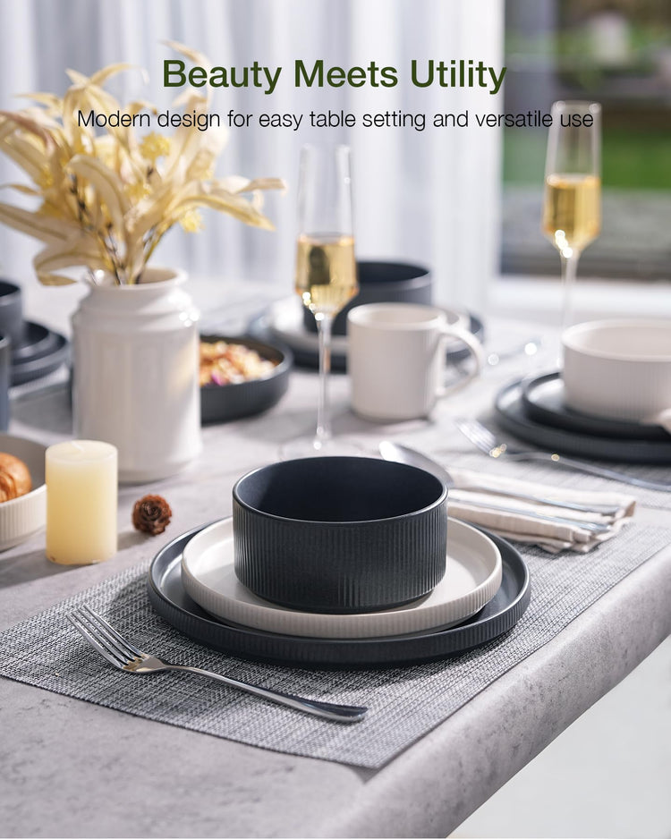 Star Stoneware Dinnerware Set (12 Count)
