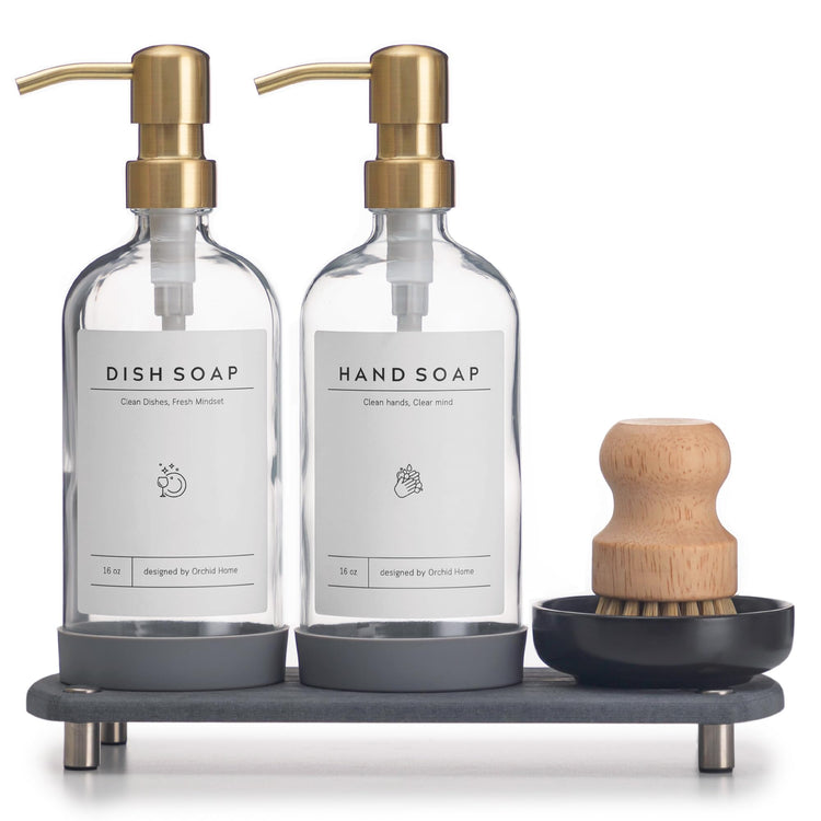 Luxury] Kitchen Soap Dispenser Set (2 Count)