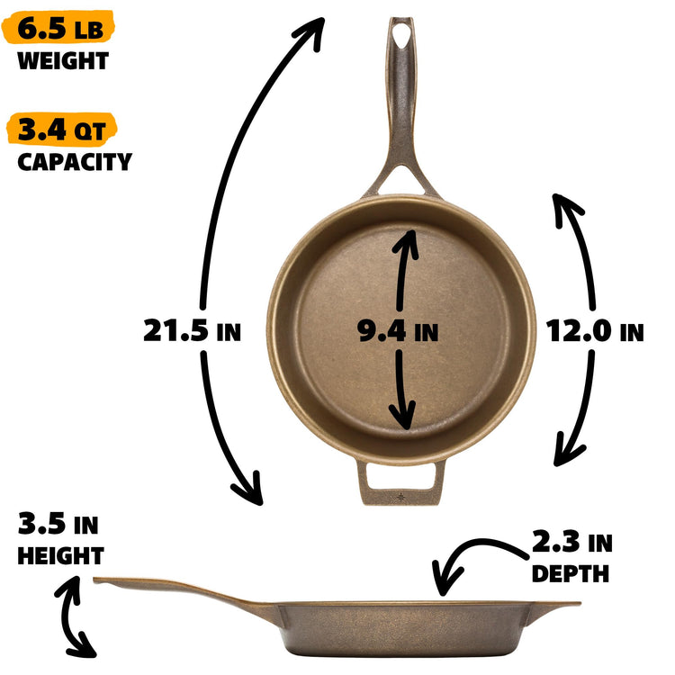 12 Inch Cast Iron Skillet