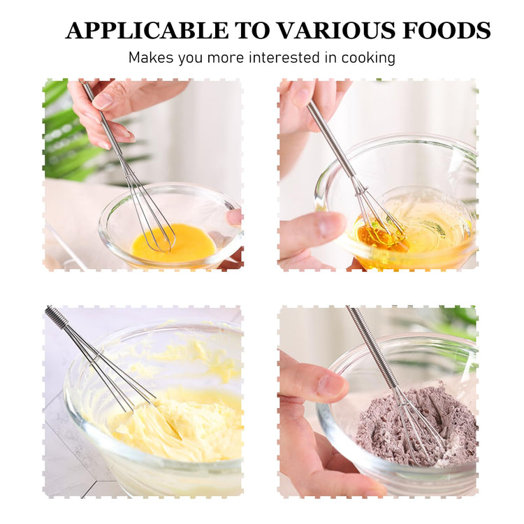 Mini Whisks Stainless Steel Whisk Set