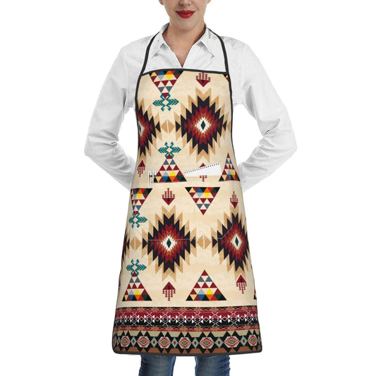 Southwest Native American Tribal Pattern Geometric Apron