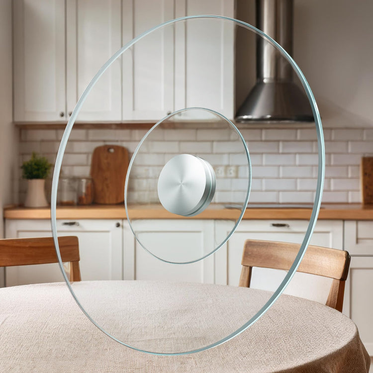 23" Glass Lazy Susan for Dining Table