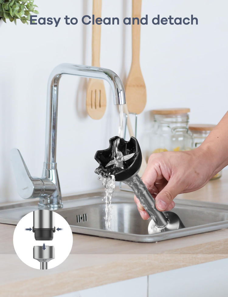 Immersion Blender Handheld Corded 8 in 1 Hand Blender Max 1000W