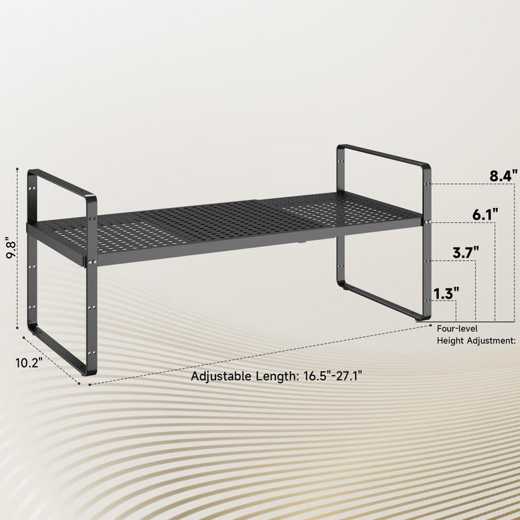 16.5~27.1" Expandable Shelf with Hole (16 Count)
