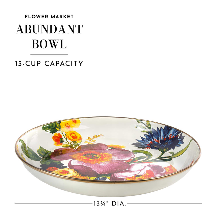 Enamel Abundant Bowl