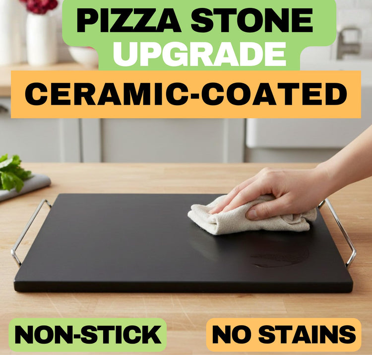 Easy Clean Non Stick Ceramic Pizza Stone