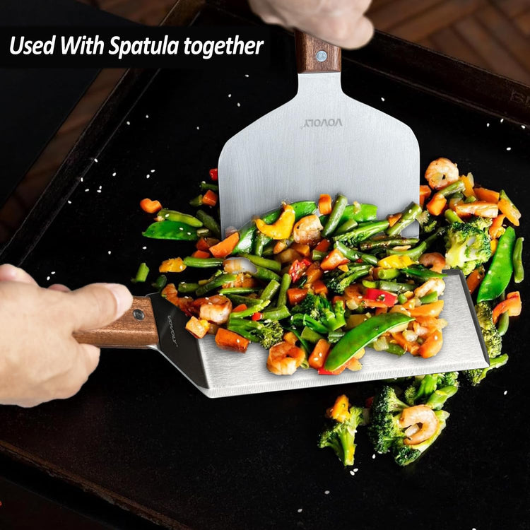 Extra Wide Griddle Scraper