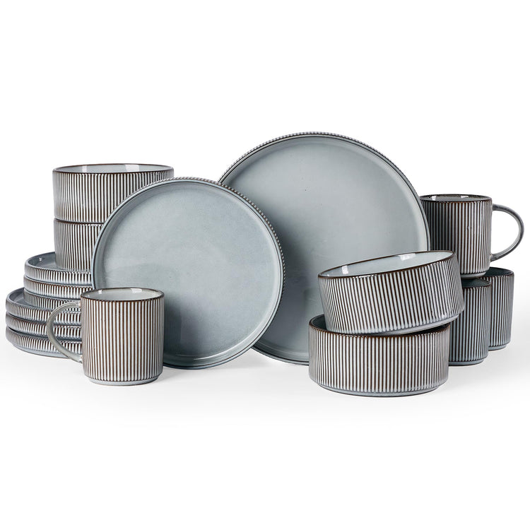 Star Dinnerware Sets with Mugs (16 Count)