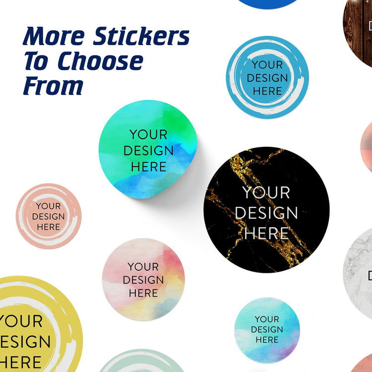 Custom Vinyl Stickers Your Image (100 Count)