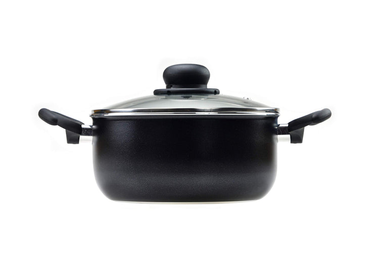 Italia Linea 30 Non Stick Dutch Oven with Glass Lid