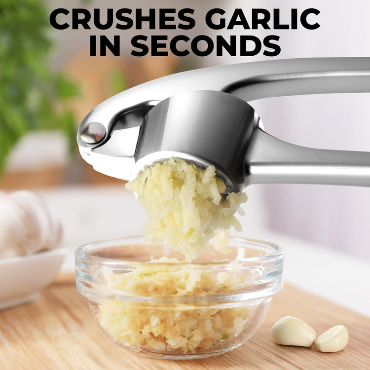 Large Premium Garlic Press Set