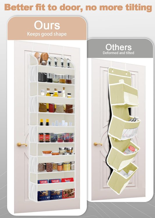 1 Pack Over The Door Storage Organizer with 5 Large Pockets