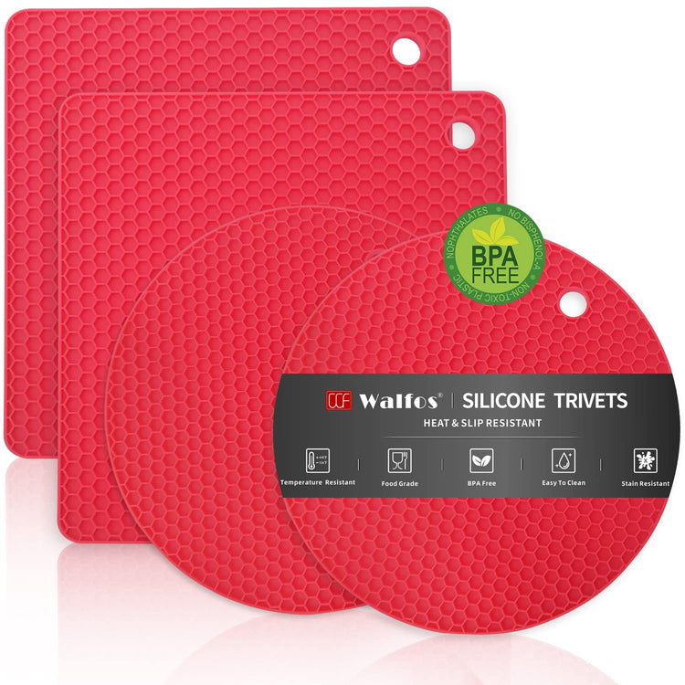 Silicone Trivet Mats (4 Count)
