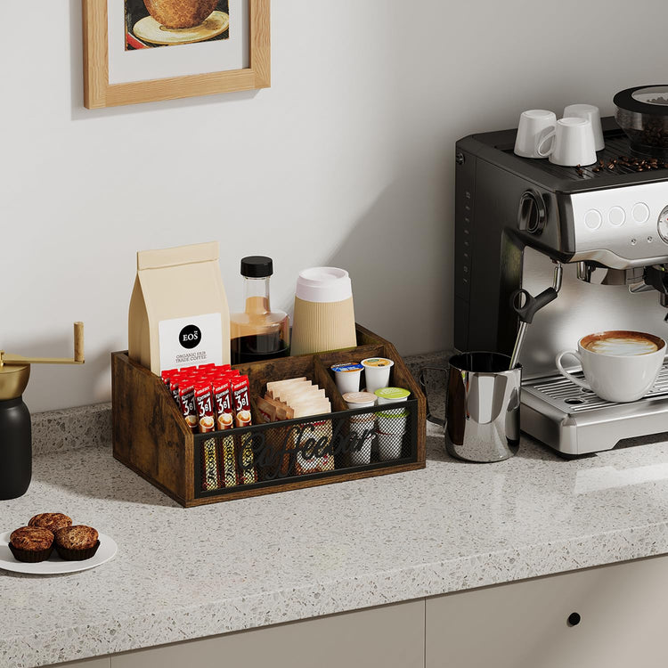 Coffee Station Organizer for Countertop