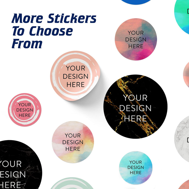 Custom Vinyl Stickers Your Image (100 Count)