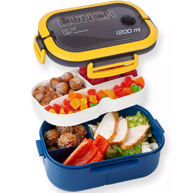Double Layer Bento Box with Cutlery