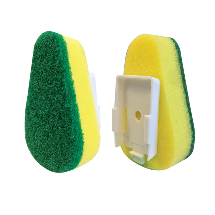 Soap Dispenser Dish Wand Sponge Head Refills (2 Count)