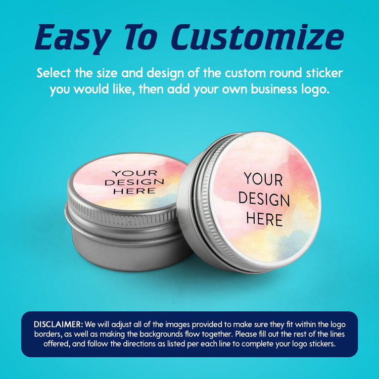 100 Custom Vinyl Stickers (100 Count)