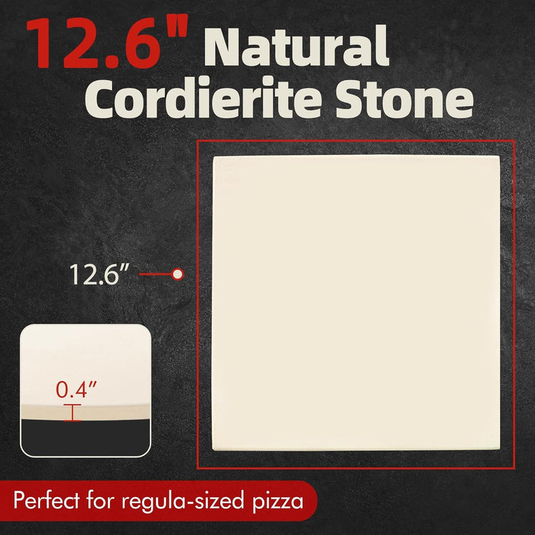 12.6" Square Pizza Stone