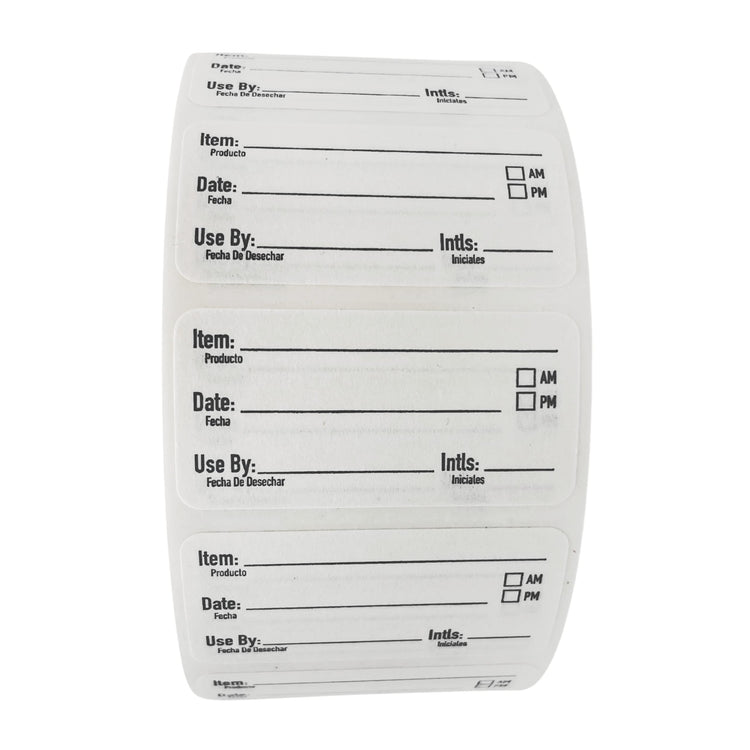 2x1 Dissolvable Food Labels