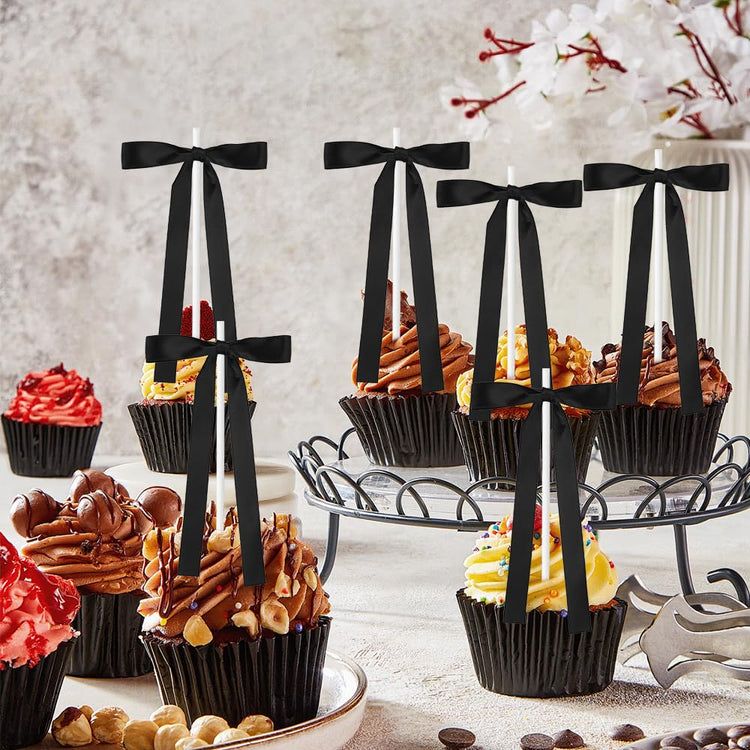 Bow Cake Toppers (10 Count)