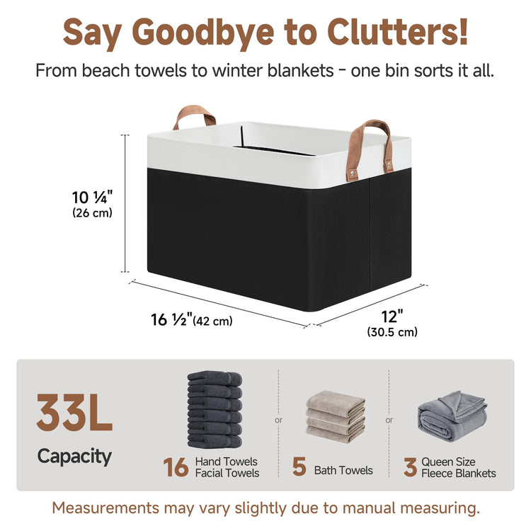 Closet Storage Bins (2 Count)