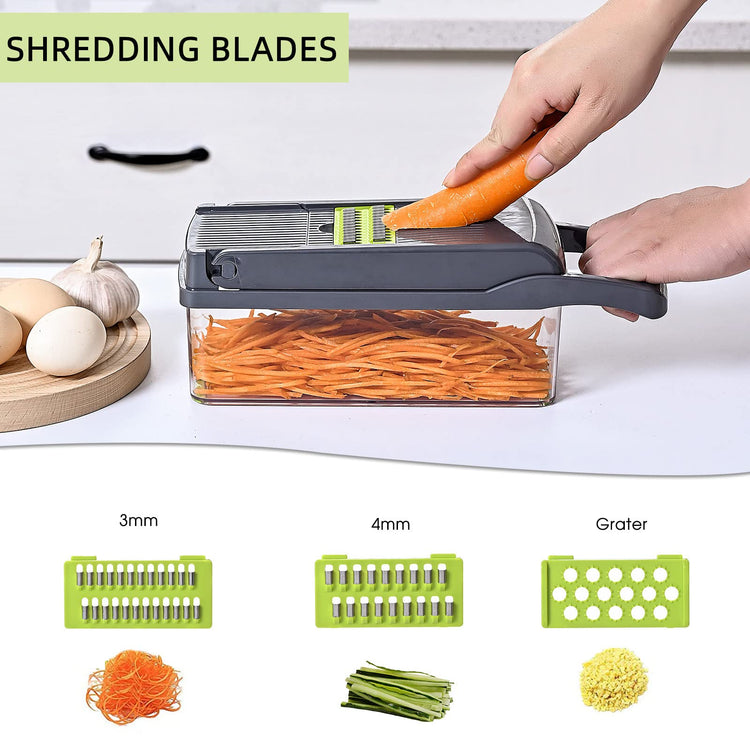 Vegetable Chopper with Container 16