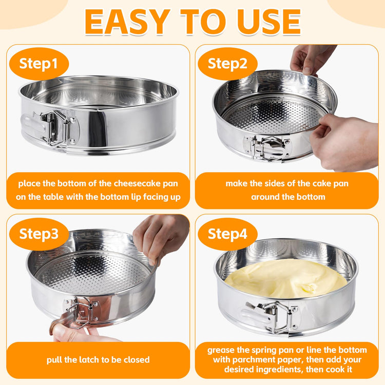 10 Inch Springform Pan for Baking