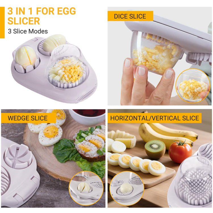 Egg Slicer and Grape Slicer for Fruit Salad