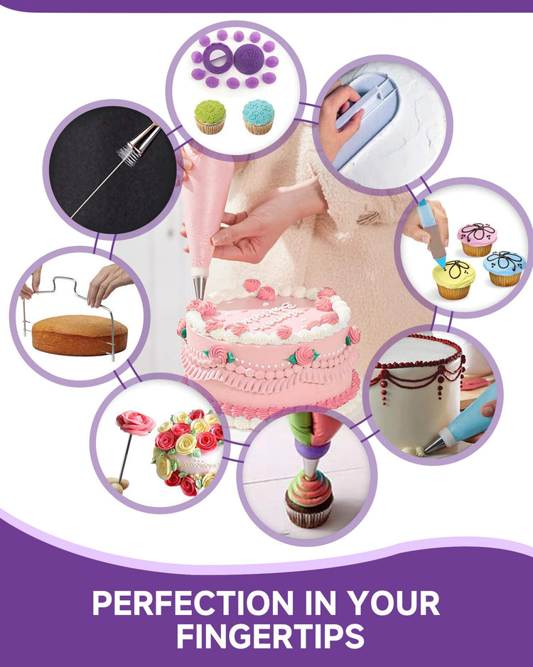 Cake Decorating Supplies Kit for Beginners