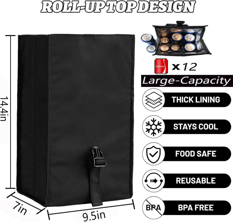 Insulated Foldable Lunch Bag