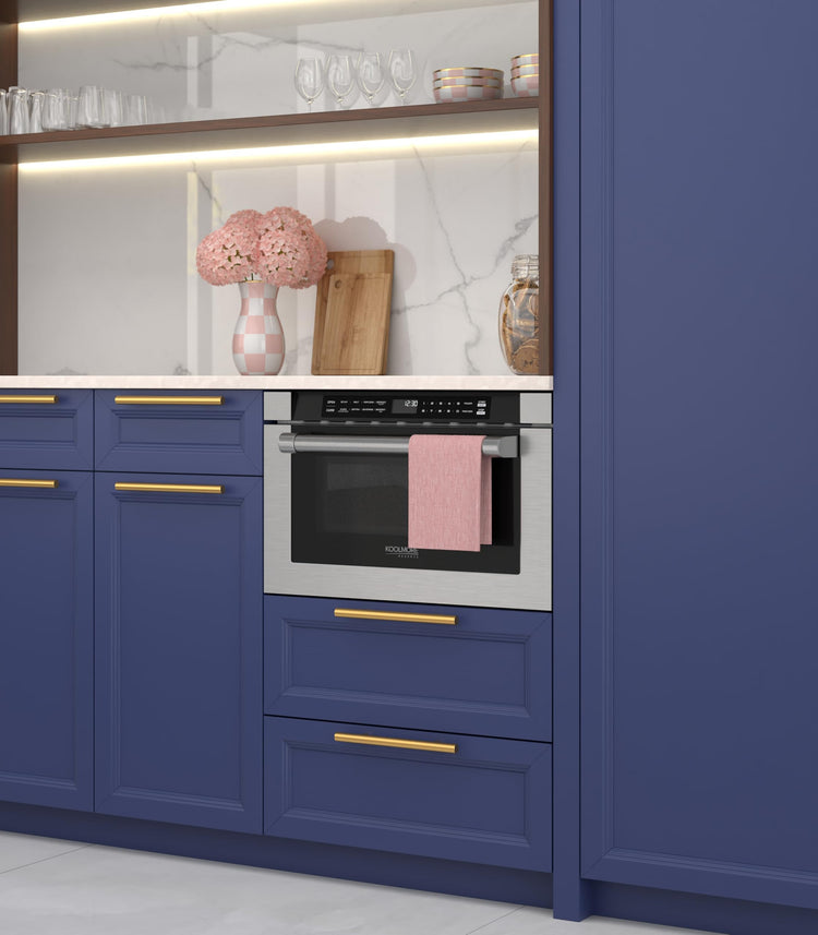 Reserve 24 in. 1.2 cu. ft. Microwave Drawer with Electric Door Opening