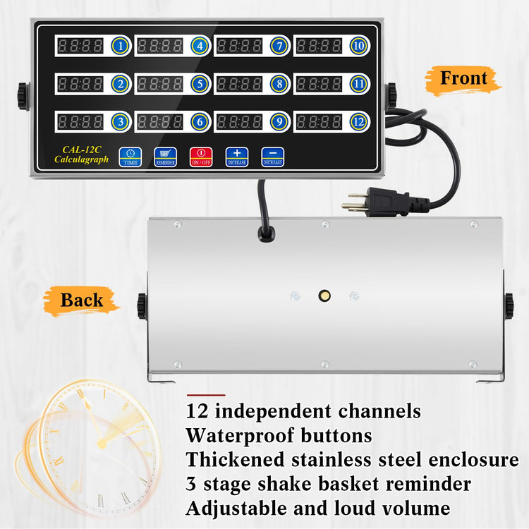 1 Pack Commercial Digital Kitchen Timer for Cooking