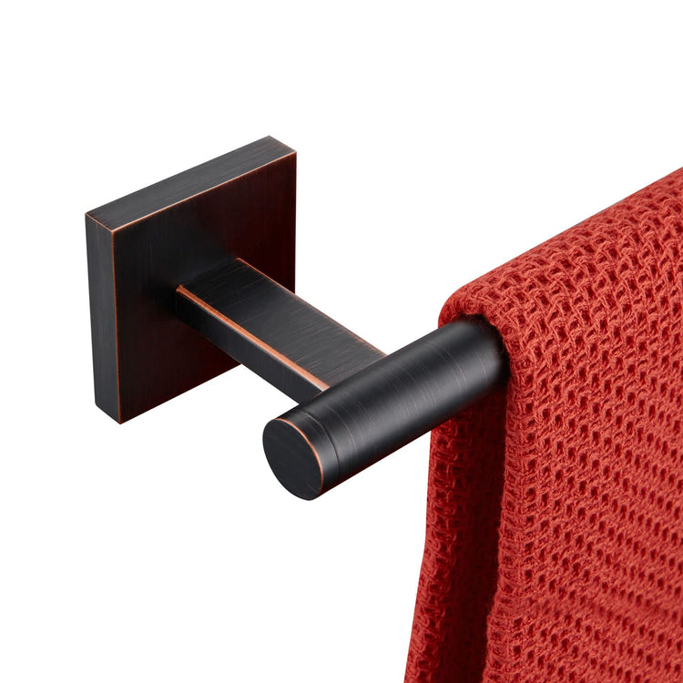 Hand Towel Bar Bathroom Towel Holder for Bath Kitchen Cabinet Towel Rails 16 Inch Oil Rubbed Bronze Stainless Steel B4005ORB