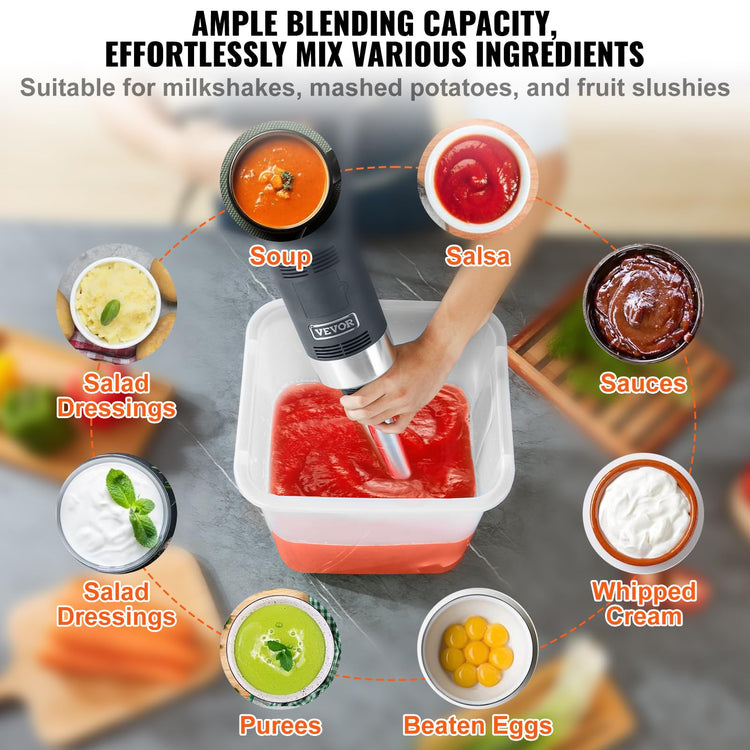 500W 12 Inch Heavy Duty Hand Mixer