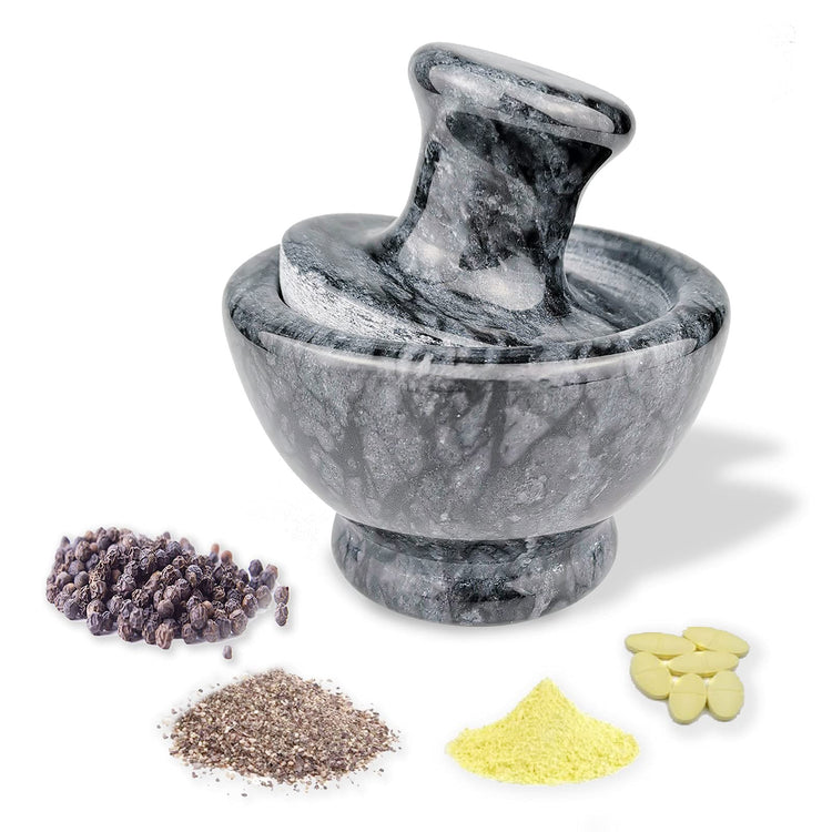 Marble Mortar and Pestle Set