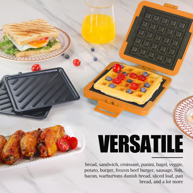 2-in-1 Microwave Sandwich Maker & Waffle Maker, Microwave Grill