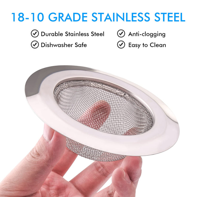 2Pcs Kitchen Sink Strainer (2 Count)