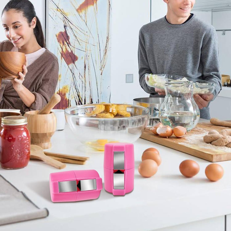 Egg Topper Cutter Tool Egg Cracker Tool Egg Shell Opener Hard Boiled Egg Peeler Egg Shell Opener for Hard Boiled Eggs Egg Cracker Tool For Eggs Kitchen Gadgets (2 Count)