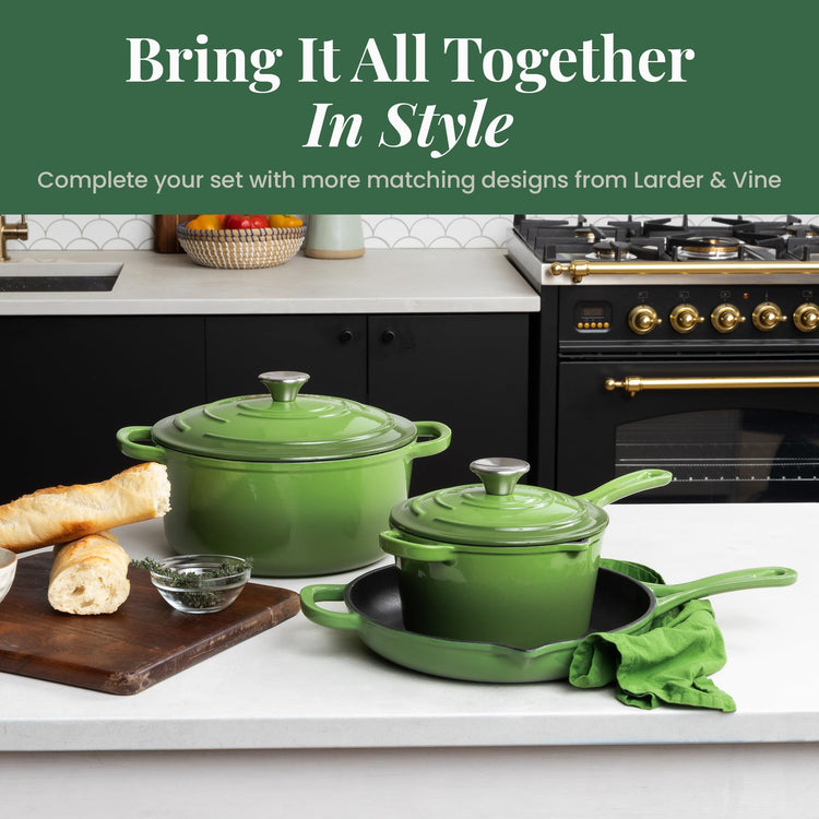 Enameled Cast Iron Skillet