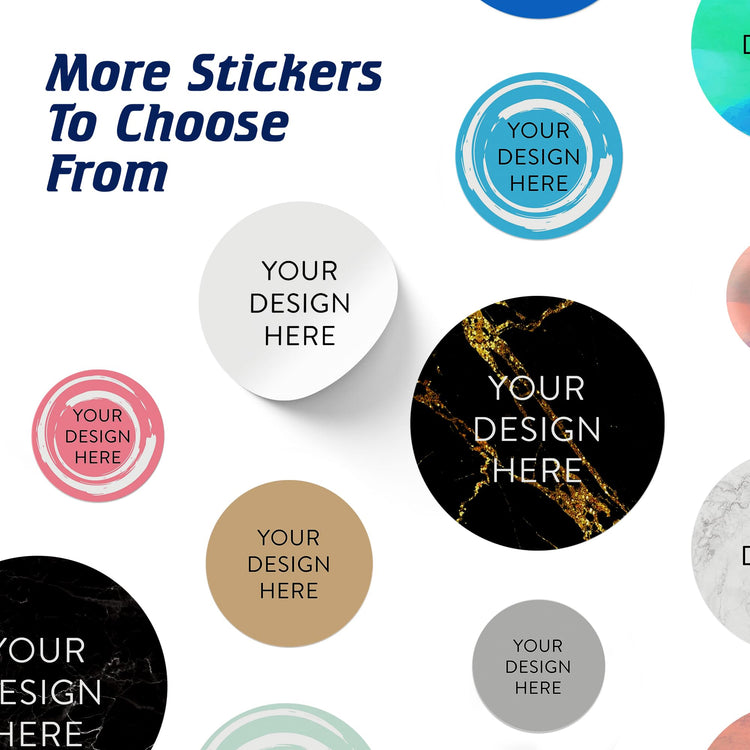 Custom Vinyl Stickers Your Image (100 Count)